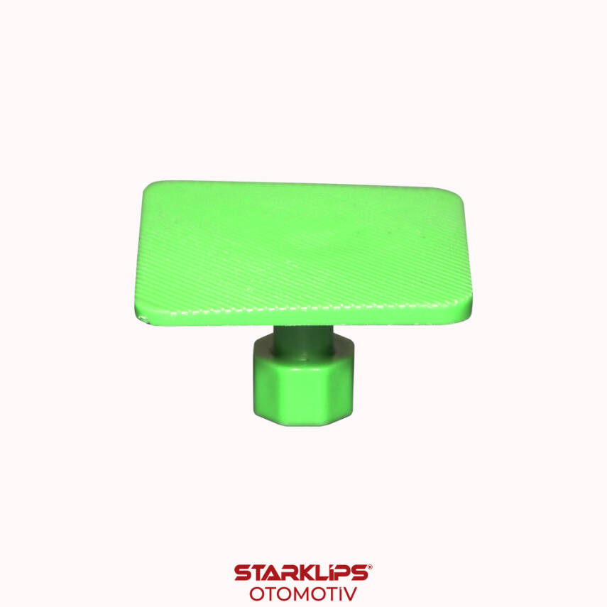 PDR Boyasız Göçük Düzeltme Plastiği 2 Köşe Taban 40mm*40mm - D. N6 - Yeşil - 1