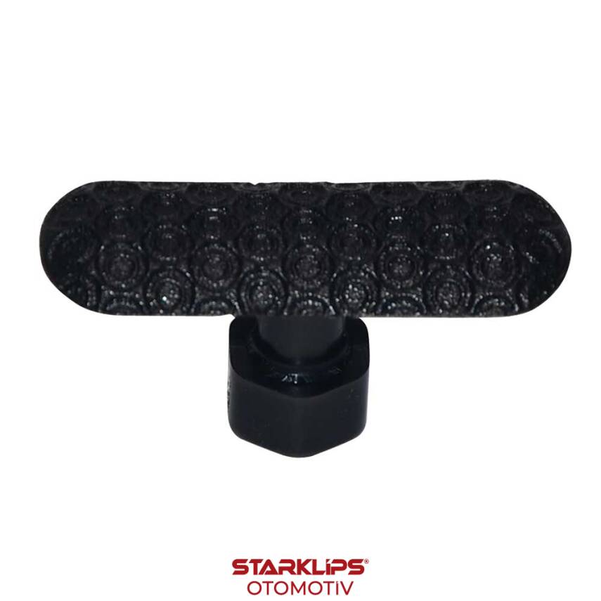 PDR Boyasız Göçük Düzeltme Plastiği Bombeli Kavisli 16X45mm - D. N6 - Siyah - 1