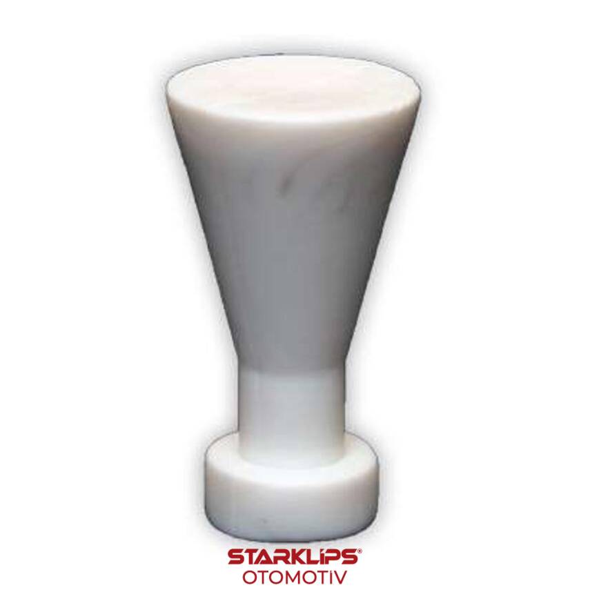 PDR Boyasız Göçük Düzeltme Plastiği Düz Nokta Çap 14Mm - D. N6 - Beyaz - 1