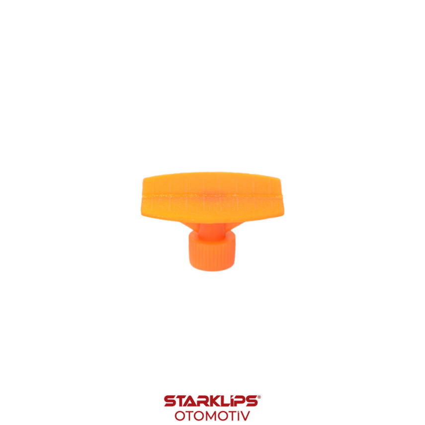 PDR Boyasız Göçük Düzeltme Plastiği Elips Düz 36X33Mm - P. N6 - Turuncu - 1