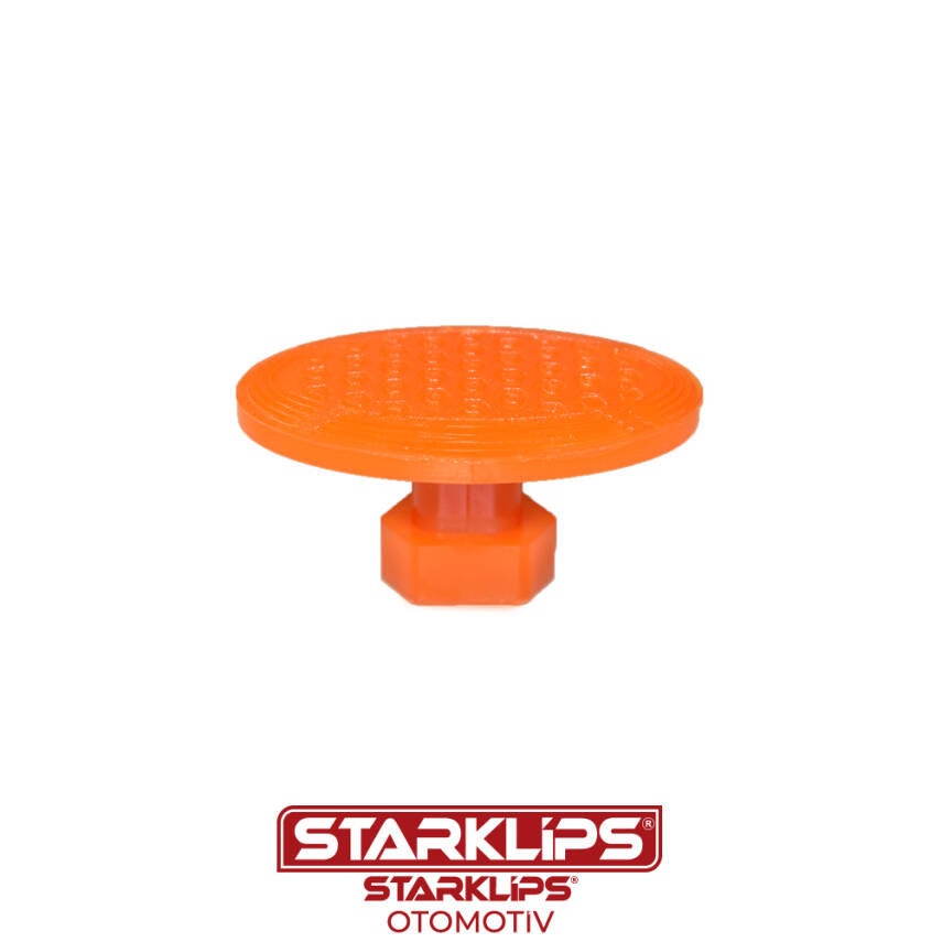 PDR Boyasız Göçük Düzeltme Plastiği Elips Kavisli Çap 50x28mm - P. N6 - Turuncu - 1