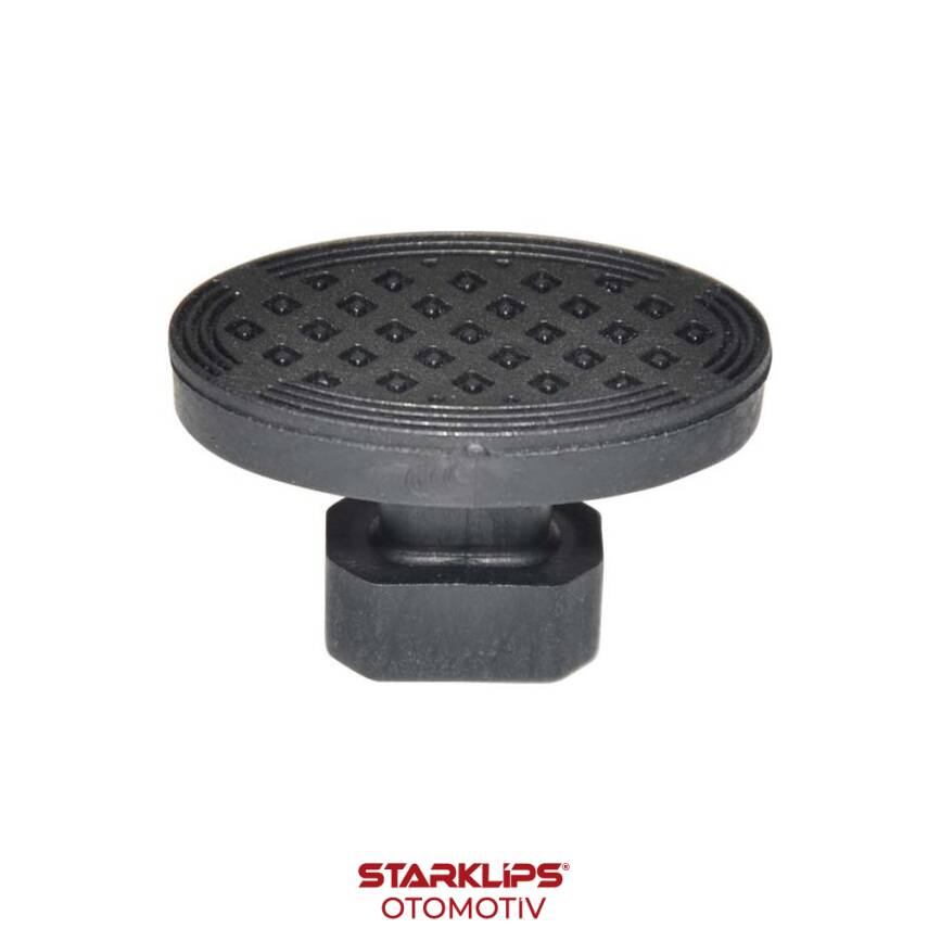 PDR Boyasız Göçük Düzeltme Plastiği Köşe Elips Düz Çap 40x24mm - D. N6 - Siyah - 1