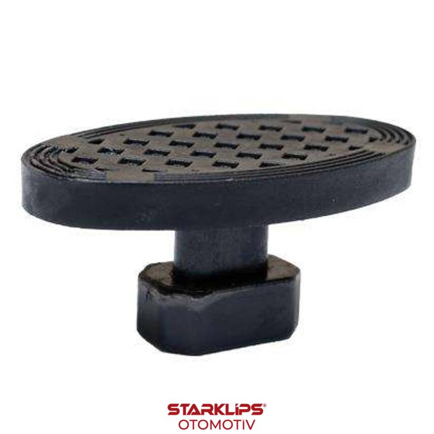 PDR Boyasız Göçük Düzeltme Plastiği Köşe Elips Düz Çap 49x27mm - D. N6 - Siyah - 1