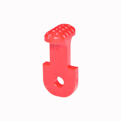 PDR Boyasız Göçük Düzeltme Plastiği Siyah ElipsKavisli 14X25Mm Delikli - D. N6 - Kırmızı - 