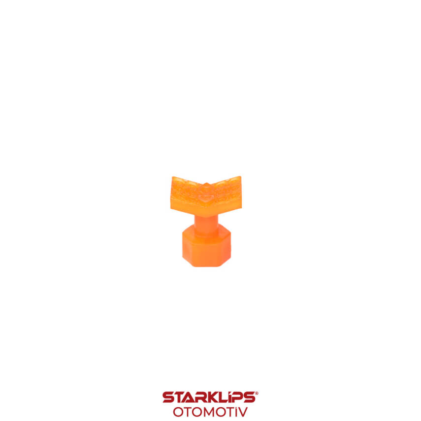 PDR Boyasız Göçük Düzeltme Plastiği V Tİp Çap 20x15mm - P. N6 - Turuncu - 1