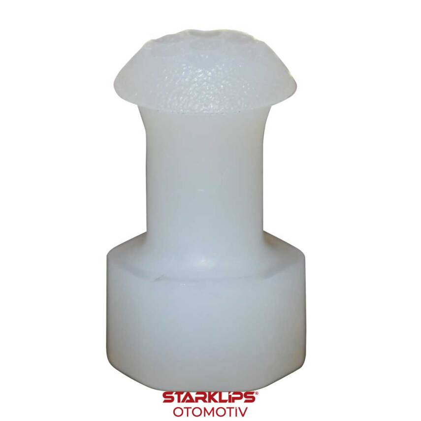 PDR Boyasız Göçük Düzeltme Plastiği Yuvarlak Bombeli Çap 12mm - D. N6 - Natural Beyaz - 1