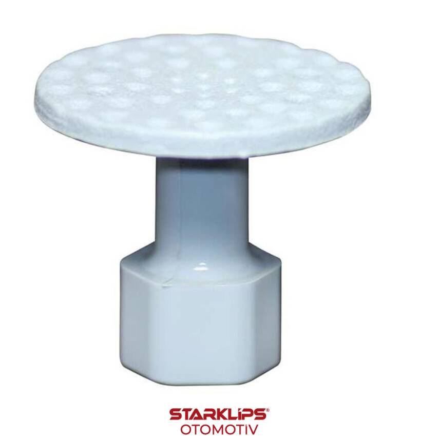 PDR Boyasız Göçük Düzeltme Plastiği Yuvarlak Delikli Düz Çap 27mm - D. N6 - Grİ - 1