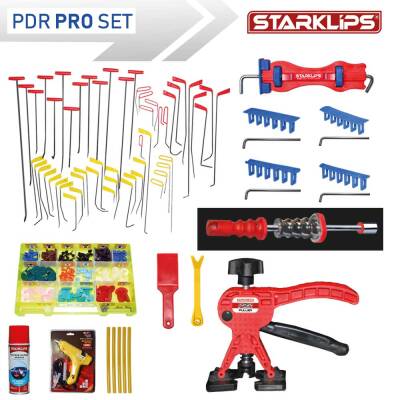 Pdr Boyasız Göçük Düzeltme Pro Set (223 Parça) - 