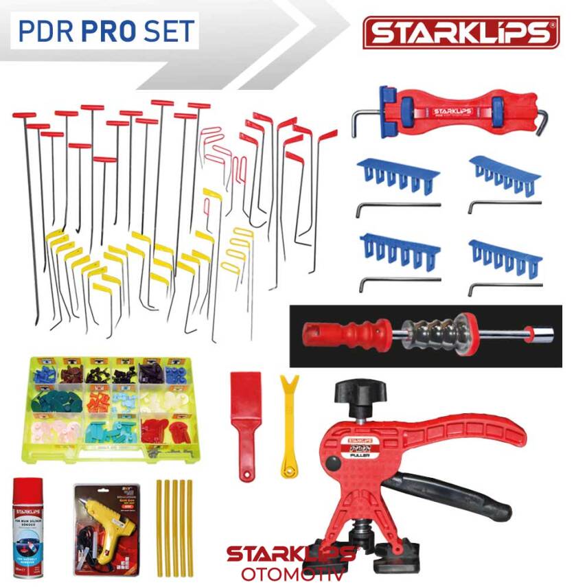 Pdr Boyasız Göçük Düzeltme Pro Set (223 Parça) - 1