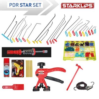 Pdr Boyasız Göçük Düzeltme Star Set (186 Parça) - 