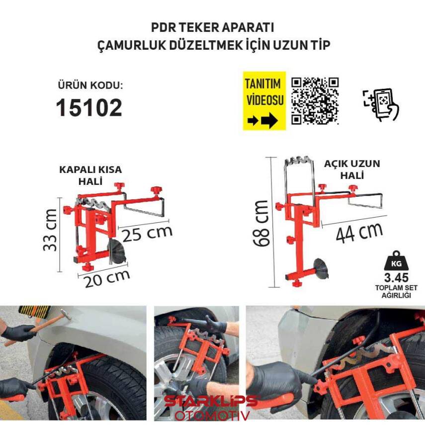 Pdr Çamurluk Düzeltme Aparatı (Uzun Tip) - 1