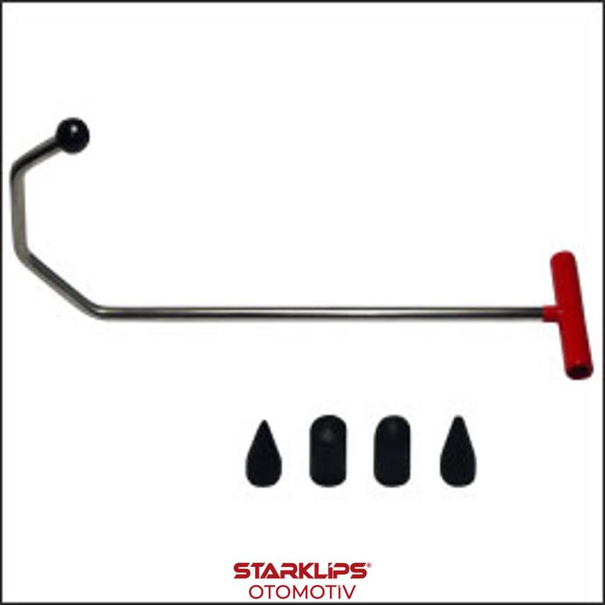 PDR Çubuk Boyasız Göçük Düzeltme Değişken Uç Çap 10mm 3 Kıvrımlı - 1