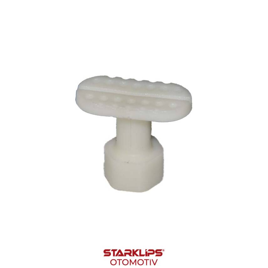 PDR Ekstra Boyasız Göçük Düzeltme Plastiği Düz Oval 25X12 5Mm - D. N6 - Natural Beyaz - 1