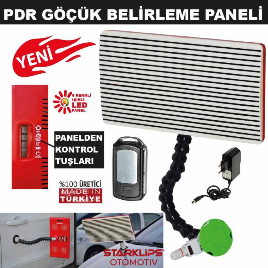 PDR Göçük Belirleme Paneli - Adaptörlü LED Panel (STARKLİPS) - 1
