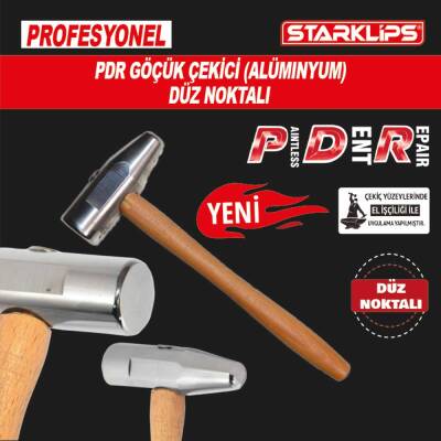 Pdr Göçük Çekici (Aluminyum) Düz Noktalı - 