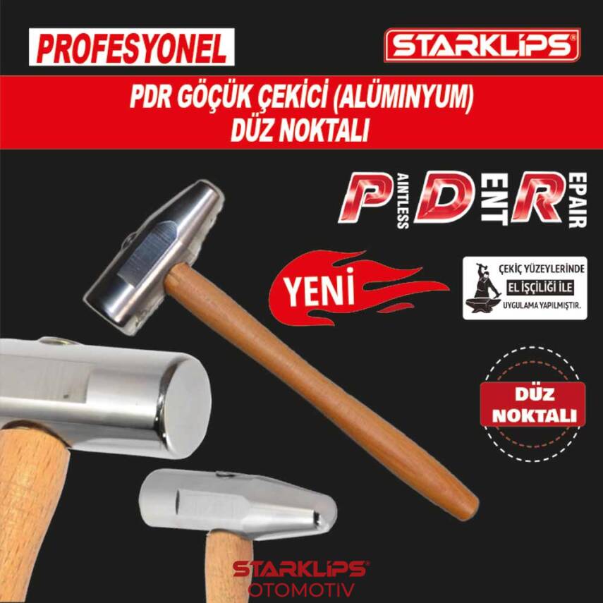 Pdr Göçük Çekici (Aluminyum) Düz Noktalı - 1