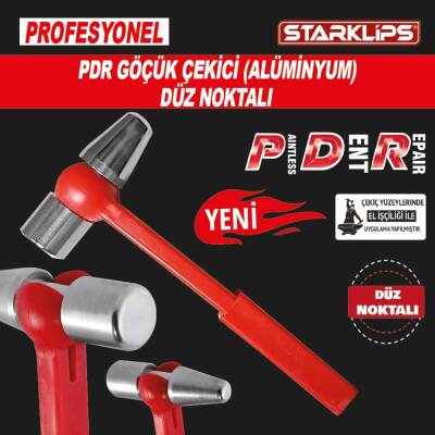 Pdr Göçük Çekici (Aluminyum) Düz Noktalı - 