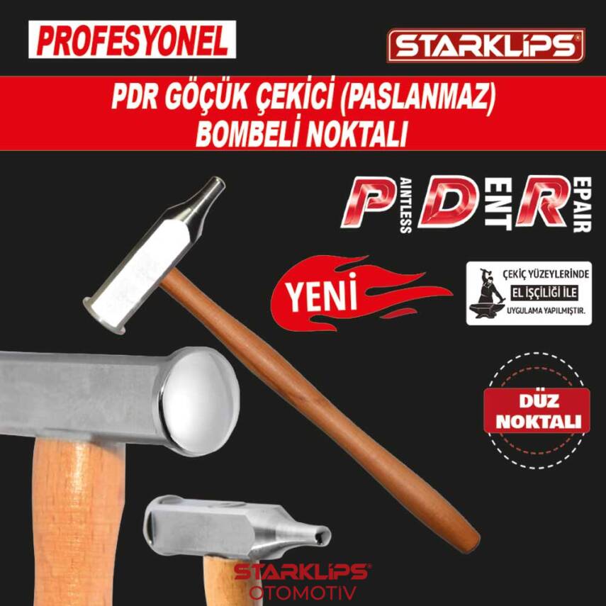 Pdr Göçük Çekici (Paslanmaz) Bombeli Noktalı - 1