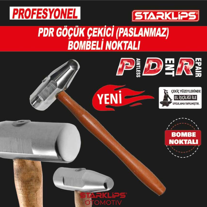Pdr Göçük Çekici (Paslanmaz) Bombeli Noktalı - 1