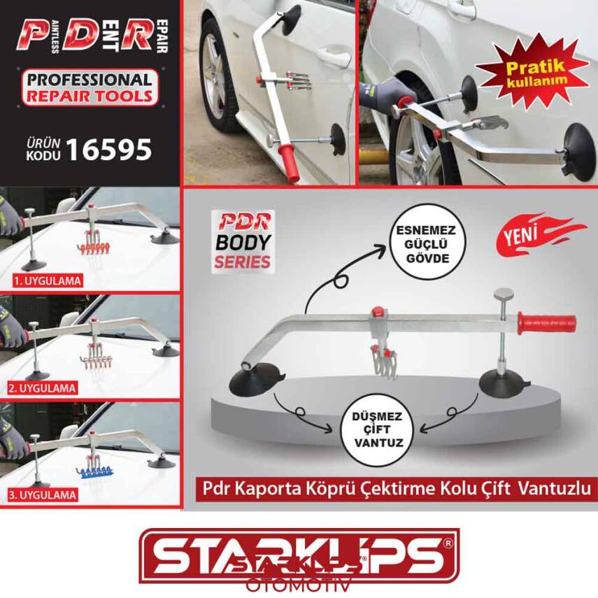 Pdr Kaporta Köprü Çektirme Kolu Vantuzlu - 1