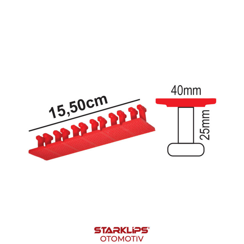 PDR Kırkayak Geniş Düz 6 lı - 1
