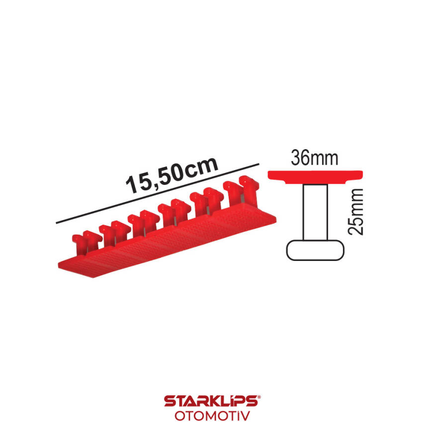PDR Kırkayak Geniş Düz 6 lı - 1