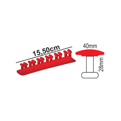 PDR Kırkayak Geniş Elips 6 lı - 
