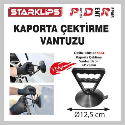 Pdr Manuel Kaporta Çektime Saplı Vantuz 125Mm - 