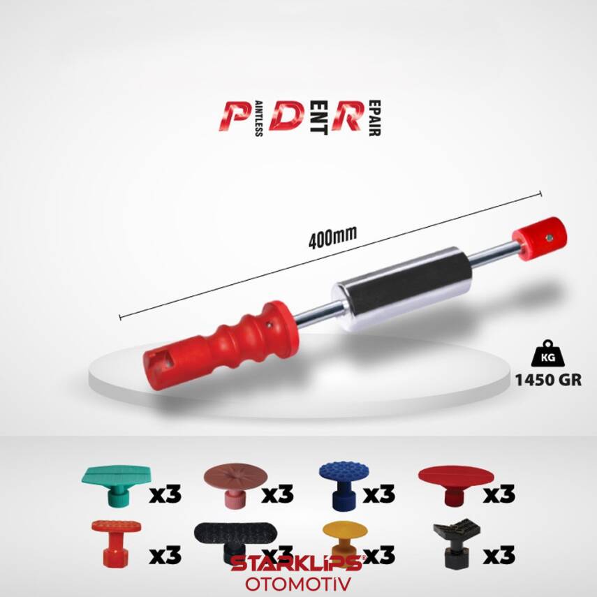 Pdr Set Boyasız Göçük Çektirme Plastik ve Tokmak (Özel) 25 Parça - 1