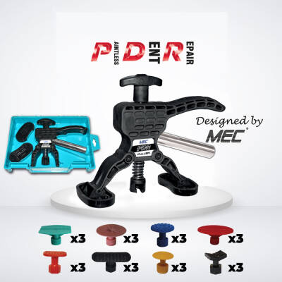 Pdr Set Pense Profesyonel Ayarlı Boyasız Göçük Çektirme MEC Siyah Kutulu (Özel) 25 Parça - 