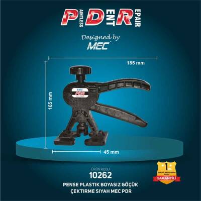 Pense Boyasız Göçük Çektirme Siyah MEC PDR - 