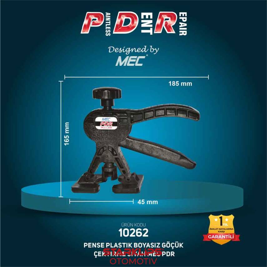 Pense Boyasız Göçük Çektirme Siyah MEC PDR - 1