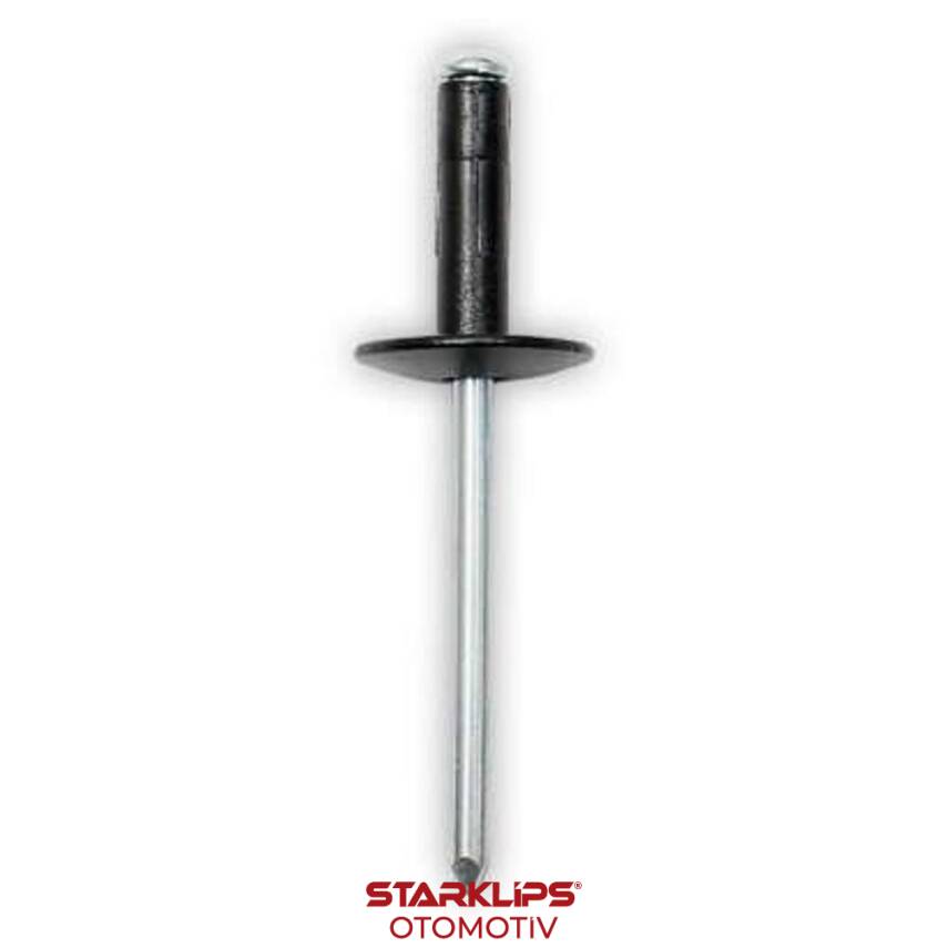 Perçin Alm/Çelik Siyah 4,8X17X16mm M Grip Ford 867S303 697384 Peugeot Citroen VW N90634901 - 1