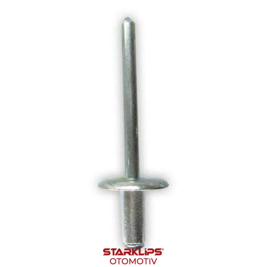 Perçin Alüminyum Geniş Şapkalı 4,8 X 24 X 14mm - 1