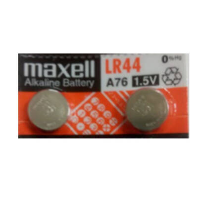 Pil Lityum 1,5V LR44 Maxell A76 (Kumpas Pili) - Maxell