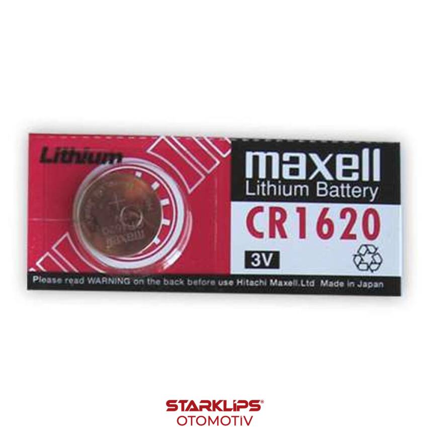 Pil Lityum 3V Cr 1620 Maxell - 1