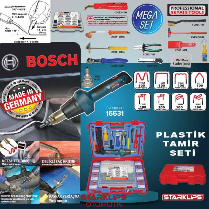 Plastik Tamir Seti Mega Bosch 1176 Parça - 1