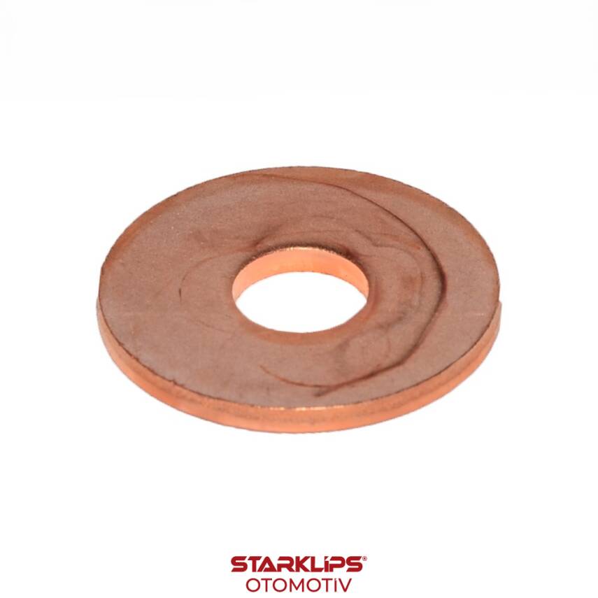 Pul Çelik M8X25X2mm Bakır Kaplama - 1