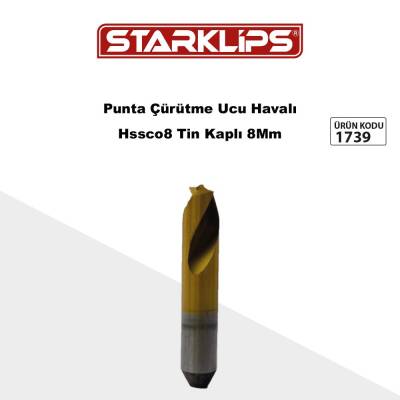 Punta Çürütme Ucu Havalı Hssco8 Tin Kaplı 8x44x18,5 MM MTE - MTE