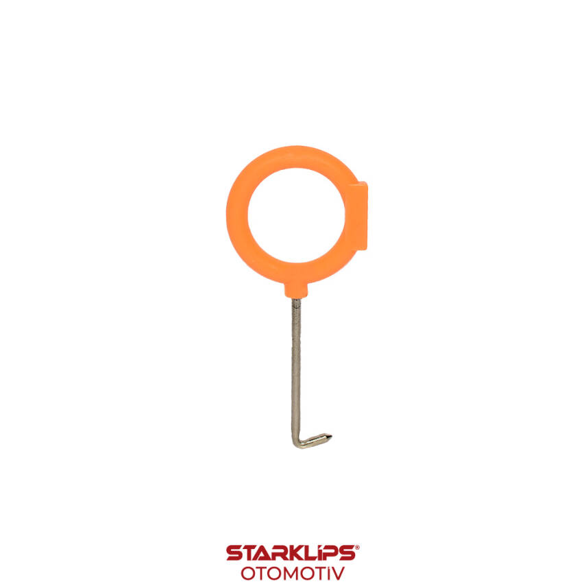 Radyo Teyp Sökme Aleti Plastik Metal Yuvarlak Eğri Uç - 1