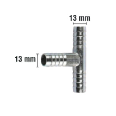 Rakor Metal T tip Hortum İçin 13mm - GP