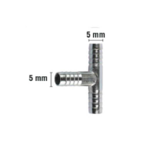 Rakor Metal T tip Hortum İçin 5mm - 1