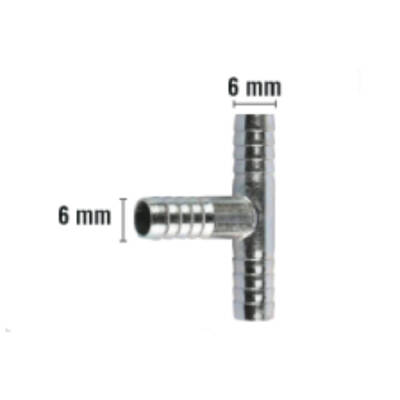 Rakor Metal T tip Hortum İçin 6mm - GP