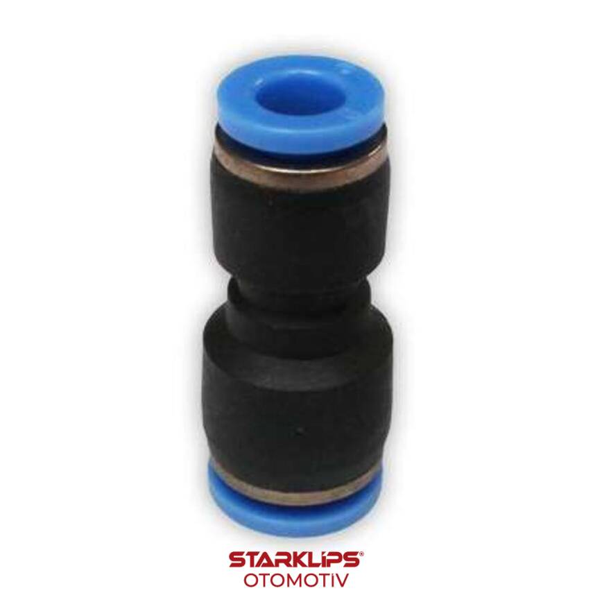 Rakor Otomatik Düz Nipel Plastik 8-6mm Sas - 1