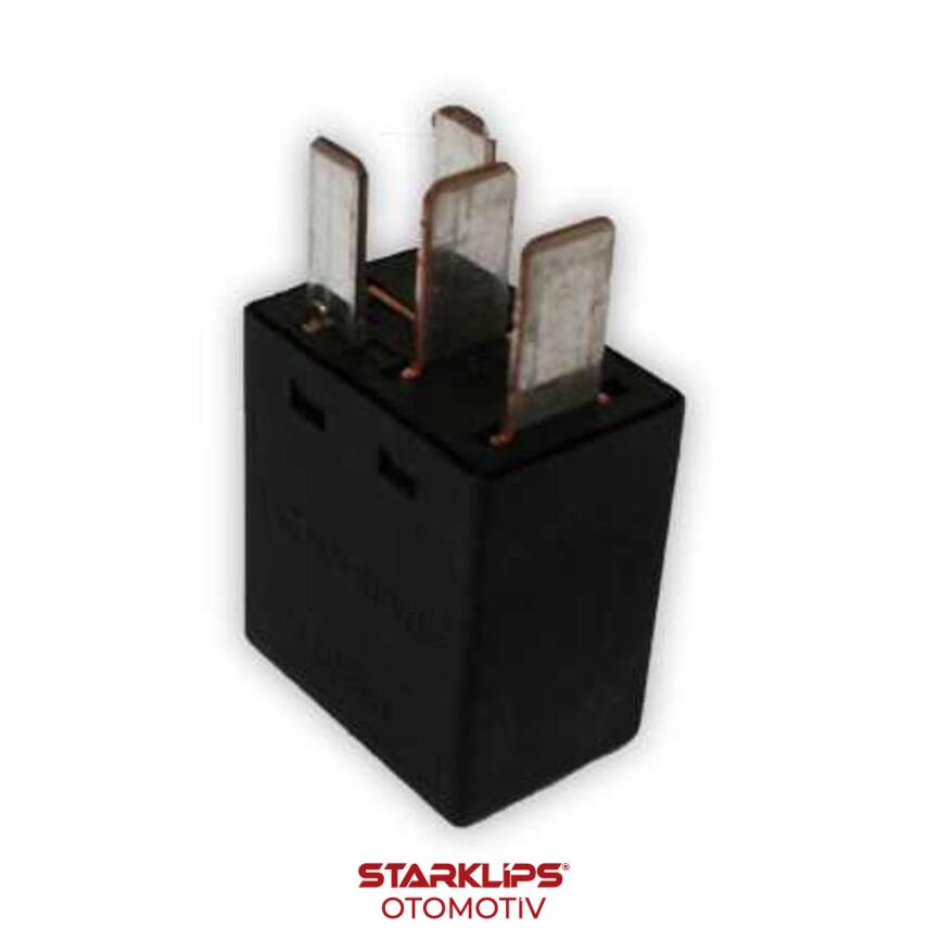 Röle Mikro 4 Ayaklı Siyah 12V Tyco-A - 1