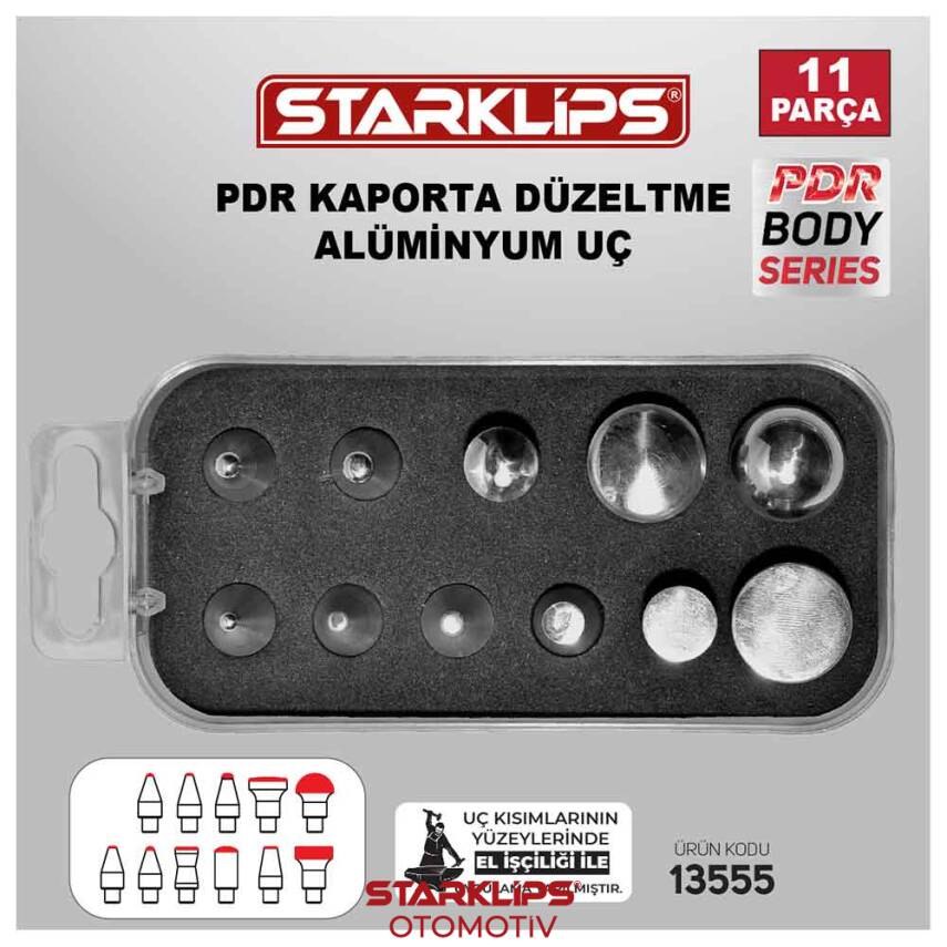 Set Alüminyum Uç 11 Parça PDR - 1