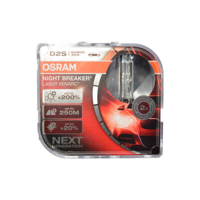 Set Ampul D2S 35W %200 Güçlü %20 Beyaz Işık Osram 66240 XNN - 
