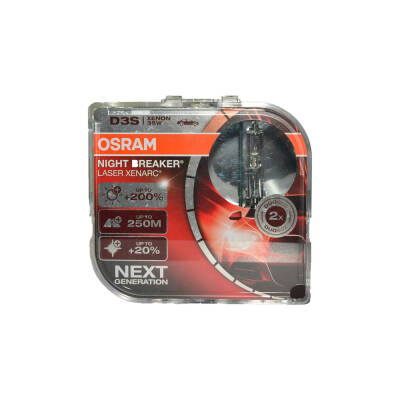 Set Ampul D3S 35W %200 Güçlü %20 Beyaz Işık Osram 66340 XNN - 