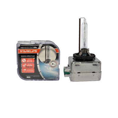 Set Ampul Far D3S Xenon 12V 35W 6000K MEC - 1