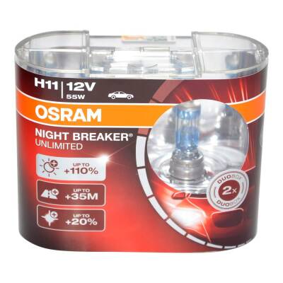 Set Ampul Far H11 12V%110 Fazla Işık Osram 64211 NBU - Osram